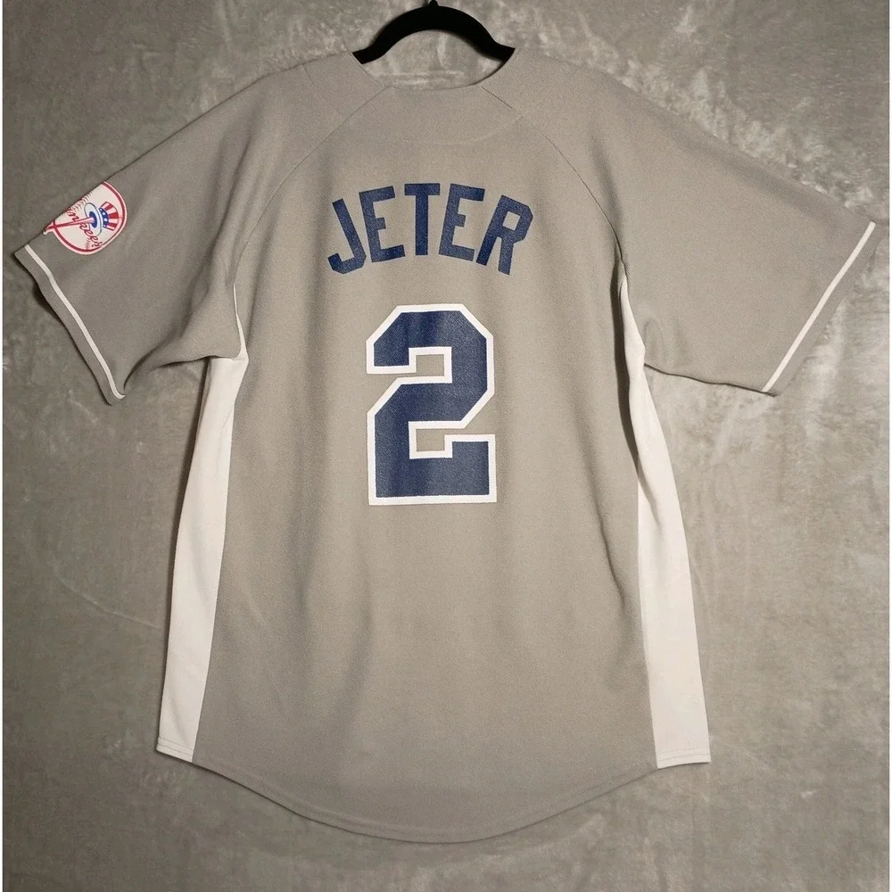 2012 New York Yankees Derek Jeter Jersey P2P 20in (Mens S) Authentic Merchandise - Picture 2 of 12